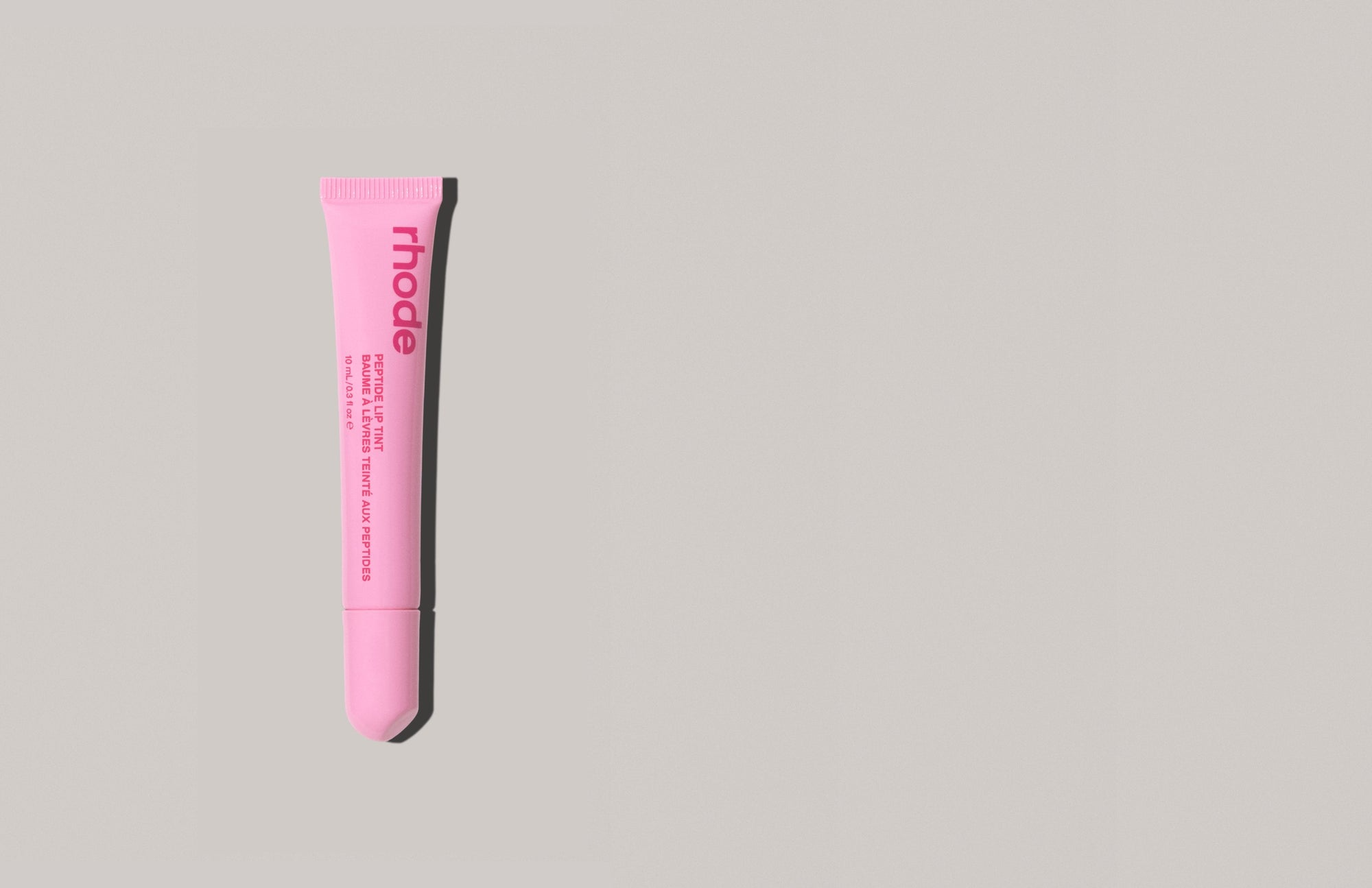 RHODE PEPTIDE LIP TINT THE TINTED LIP LAYER  SHIMMERY SHEER PINK