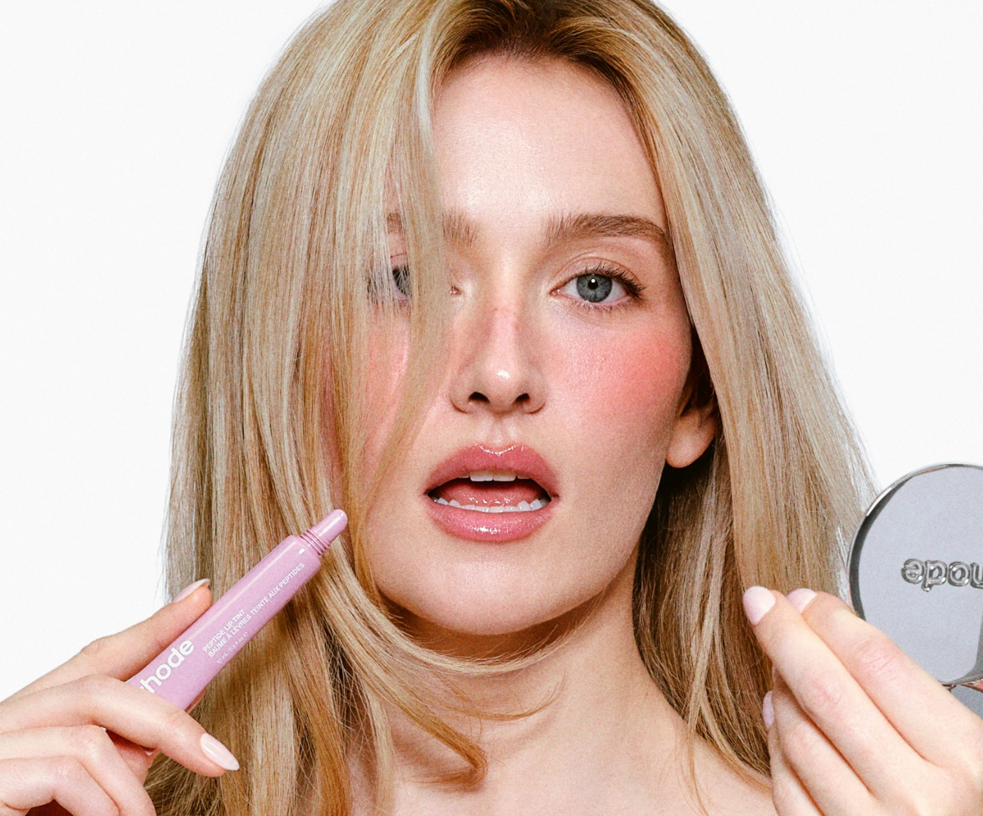 RHODE PEPTIDE LIP TINT LIMITED EDITION SHADE SHIMMERY WARM MAUVE