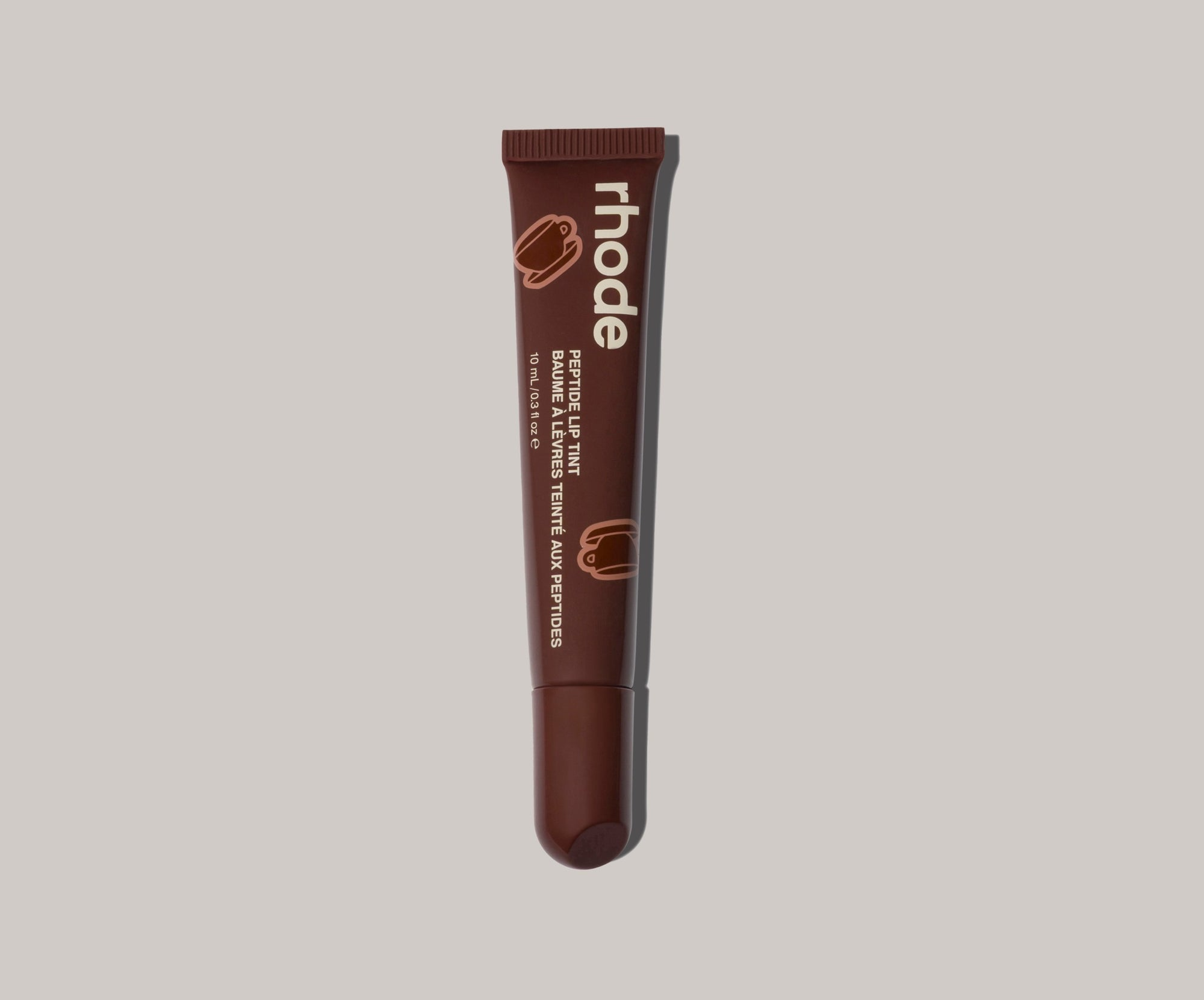 RHODE SCENTED PEPTIDE LIP TINT THE TINTED LIP LAYER  RICH BROWN