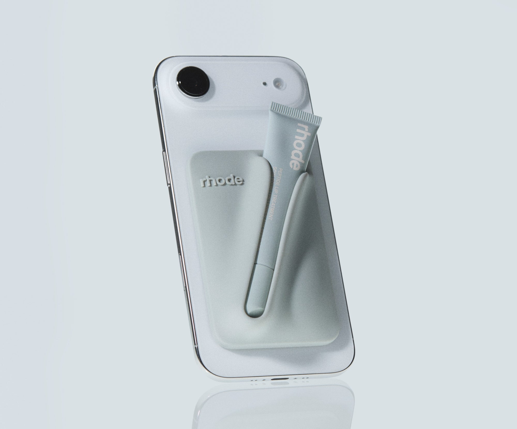 RHODE SNAP-ON LIP CASE LIP HOLDER WITH MAGSAFE  GREY