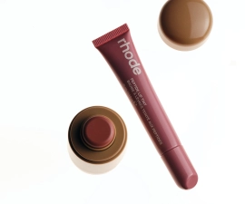 RHODE THE DUOS POCKET BLUSH + PEPTIDE LIP TINT  TAN LINE + SALTY TAN -  A PINKY TAN PAIR