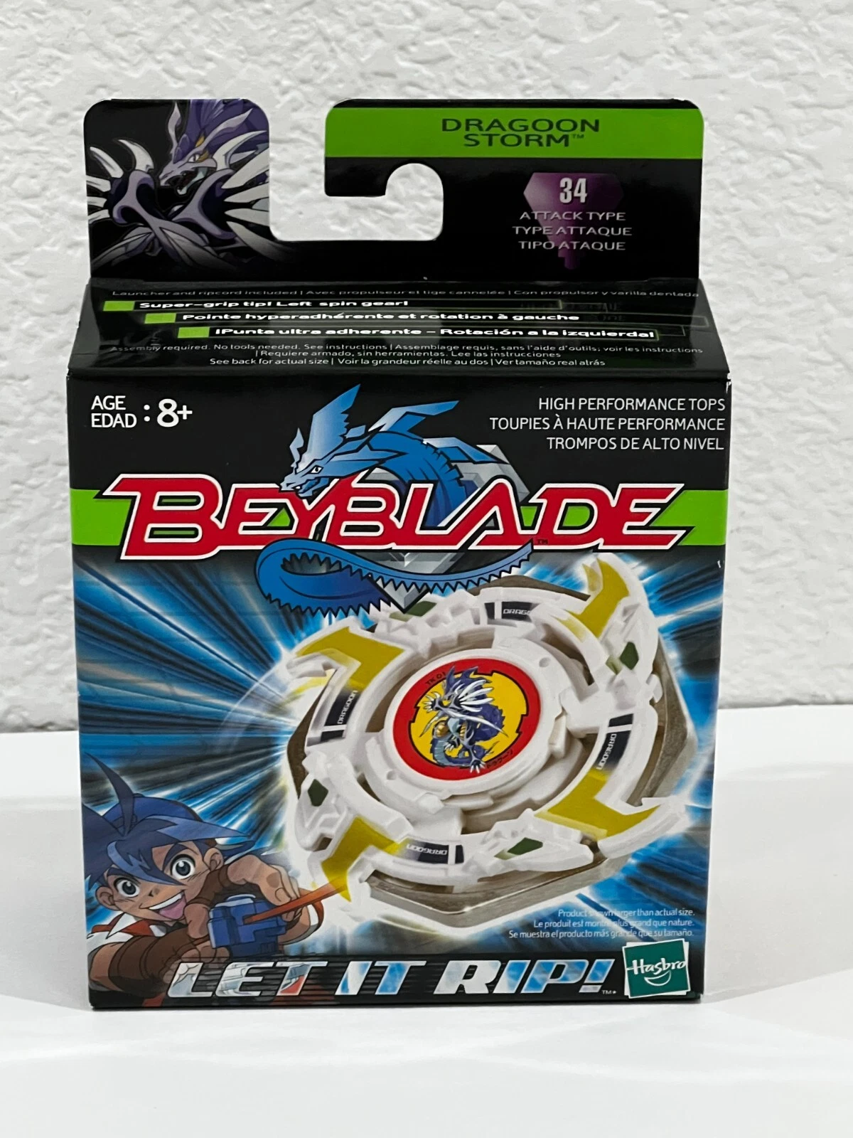 BEYBLADE DRAGOON STORM #34 2002 HASBRO NEW SEALED VERY RARE VINTAGE