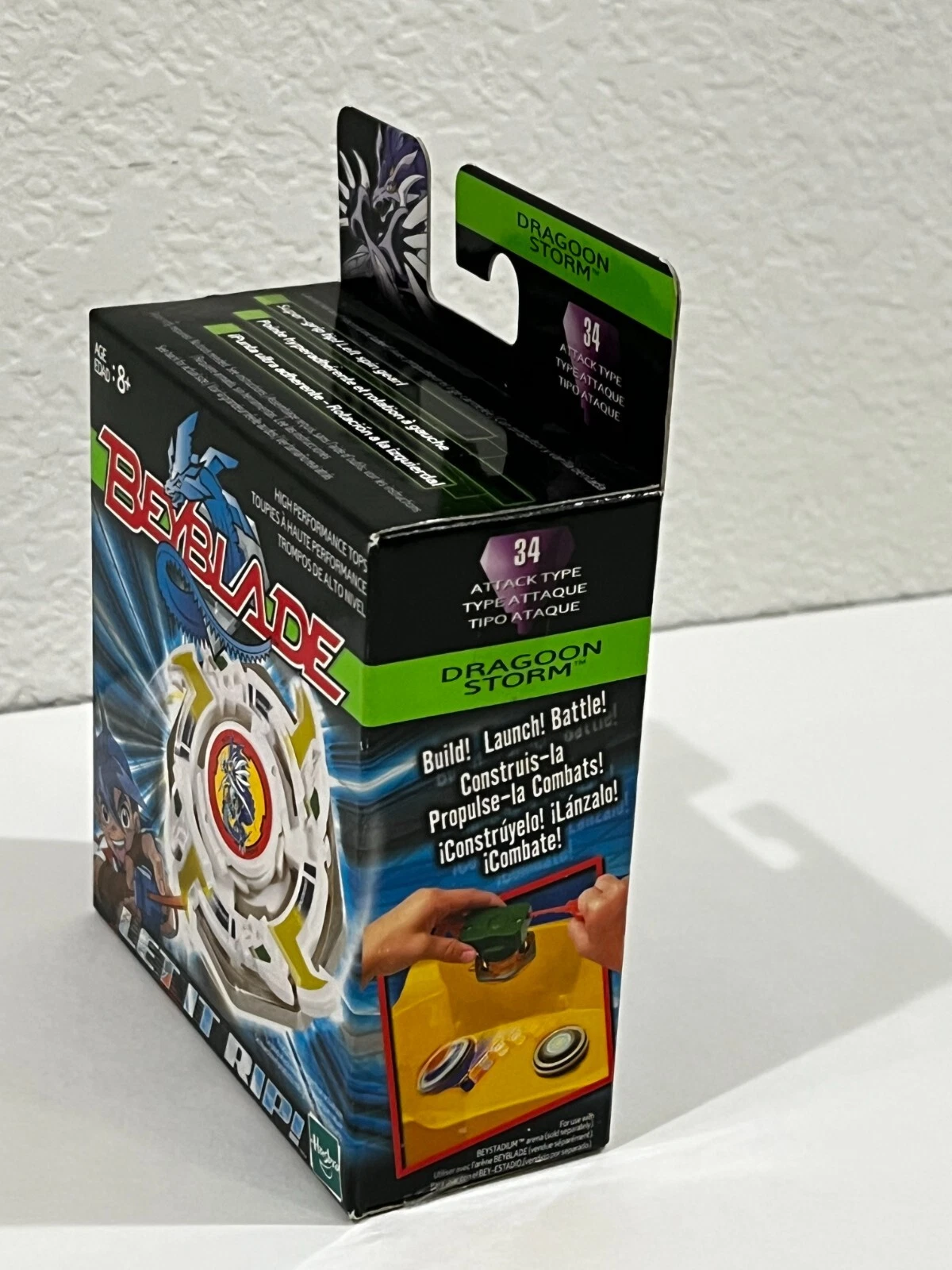 BEYBLADE DRAGOON STORM #34 2002 HASBRO NEW SEALED VERY RARE VINTAGE