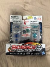 BEYBLADE NEW IN BOX 7 REX WRECK ATTACK, NIGHTMARE REX SW145SD EVIL KERBECS 230XF
