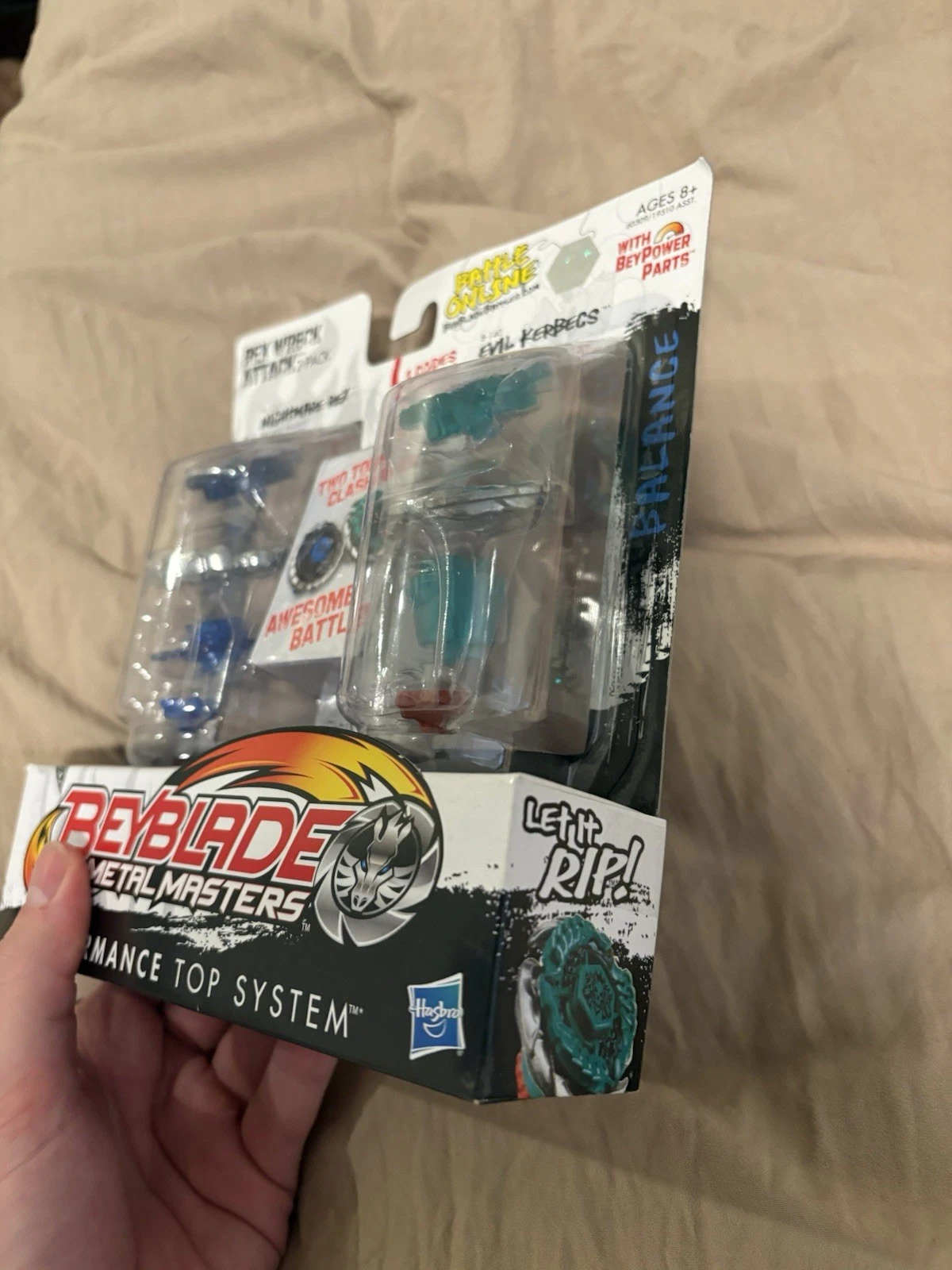 BEYBLADE NEW IN BOX 7 REX WRECK ATTACK, NIGHTMARE REX SW145SD EVIL KERBECS 230XF