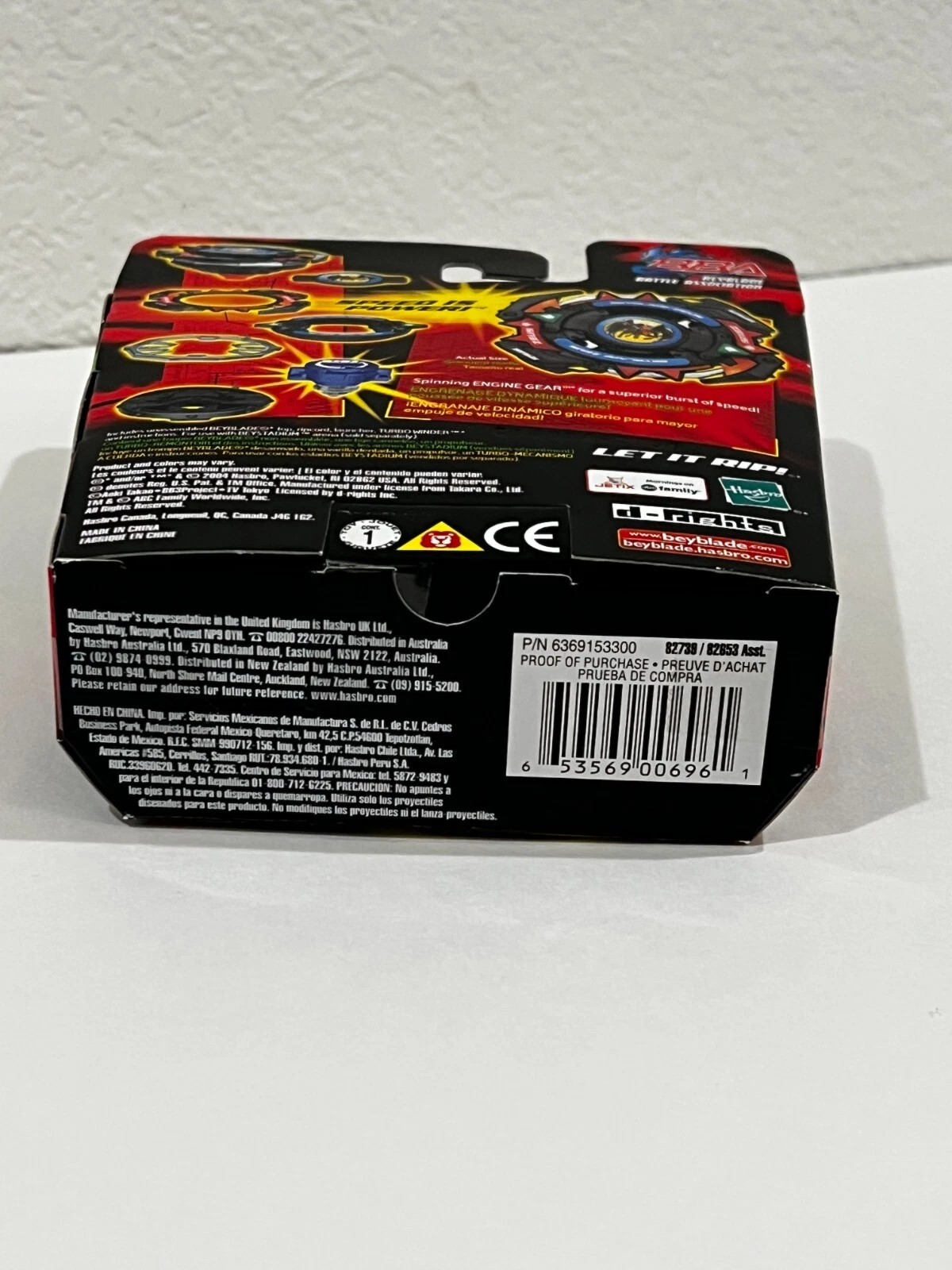 Beyblade Zeus A-129 G Revolution 2004 Hasbro New Sealed Very Rare