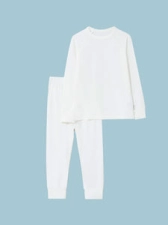 ROARSOME BAMBOO BASE LAYER - FROST WHITE