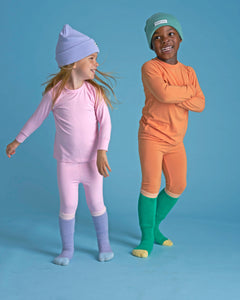 ROARSOME BAMBOO BASE LAYER - MARSHMALLOW PINK