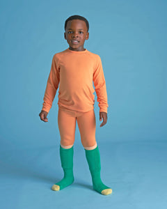 ROARSOME BAMBOO BASE LAYER - SUNSET ORANGE