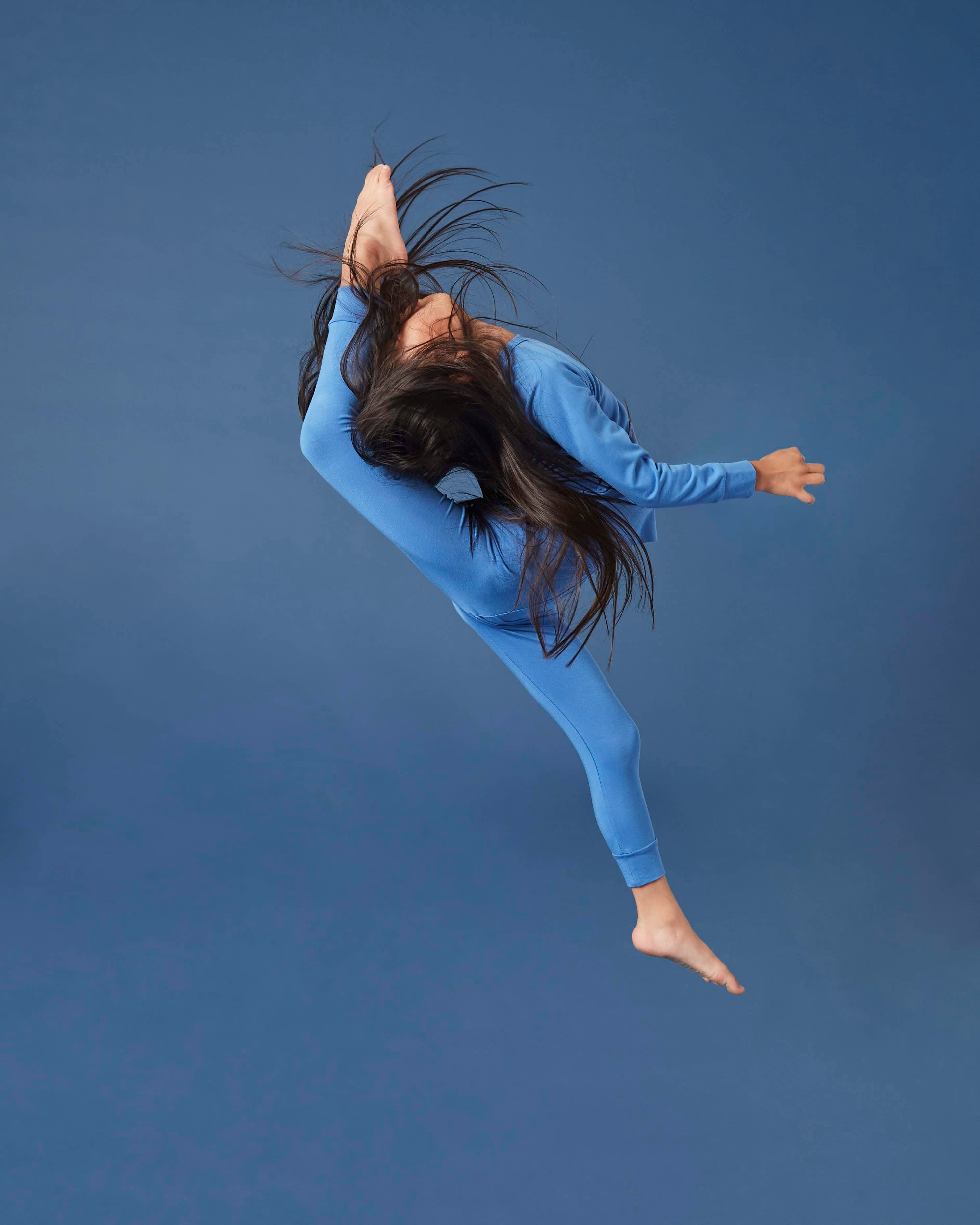 ROARSOME BAMBOO BASE LAYER - OCEAN BLUE