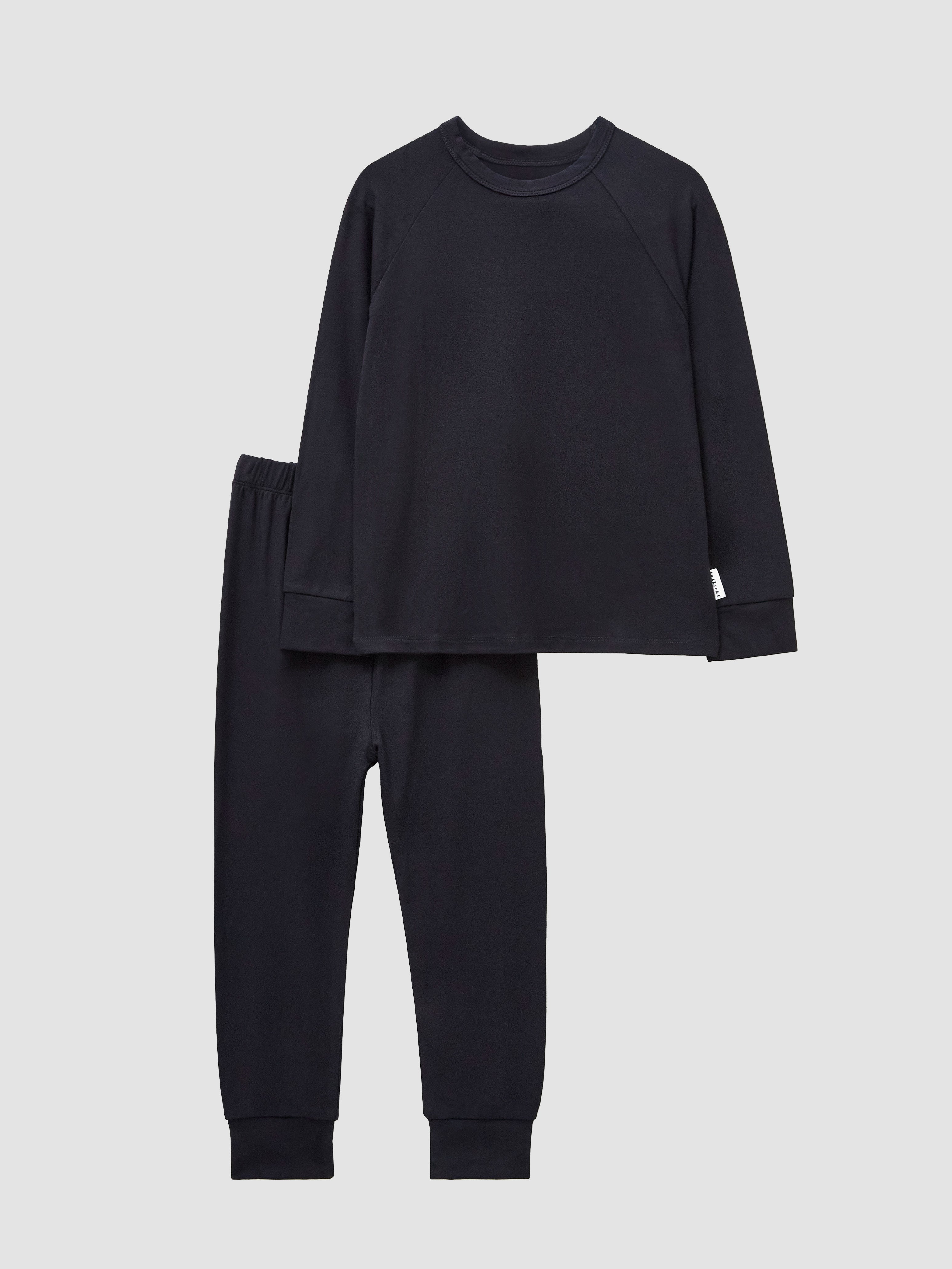 ROARSOME BAMBOO BASE LAYER - MIDNIGHT BLACK