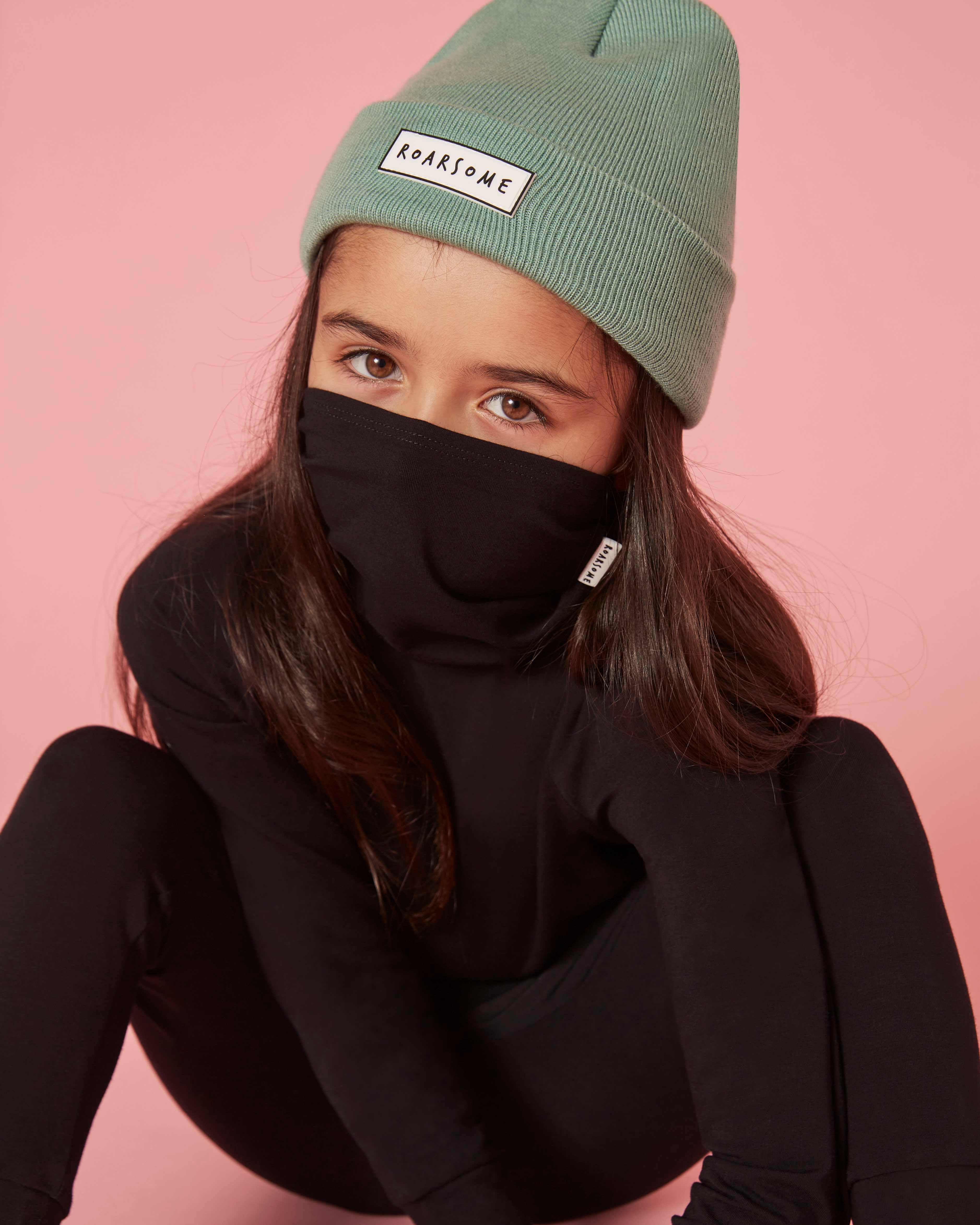 ROARSOME BAMBOO BASE LAYER - MIDNIGHT BLACK