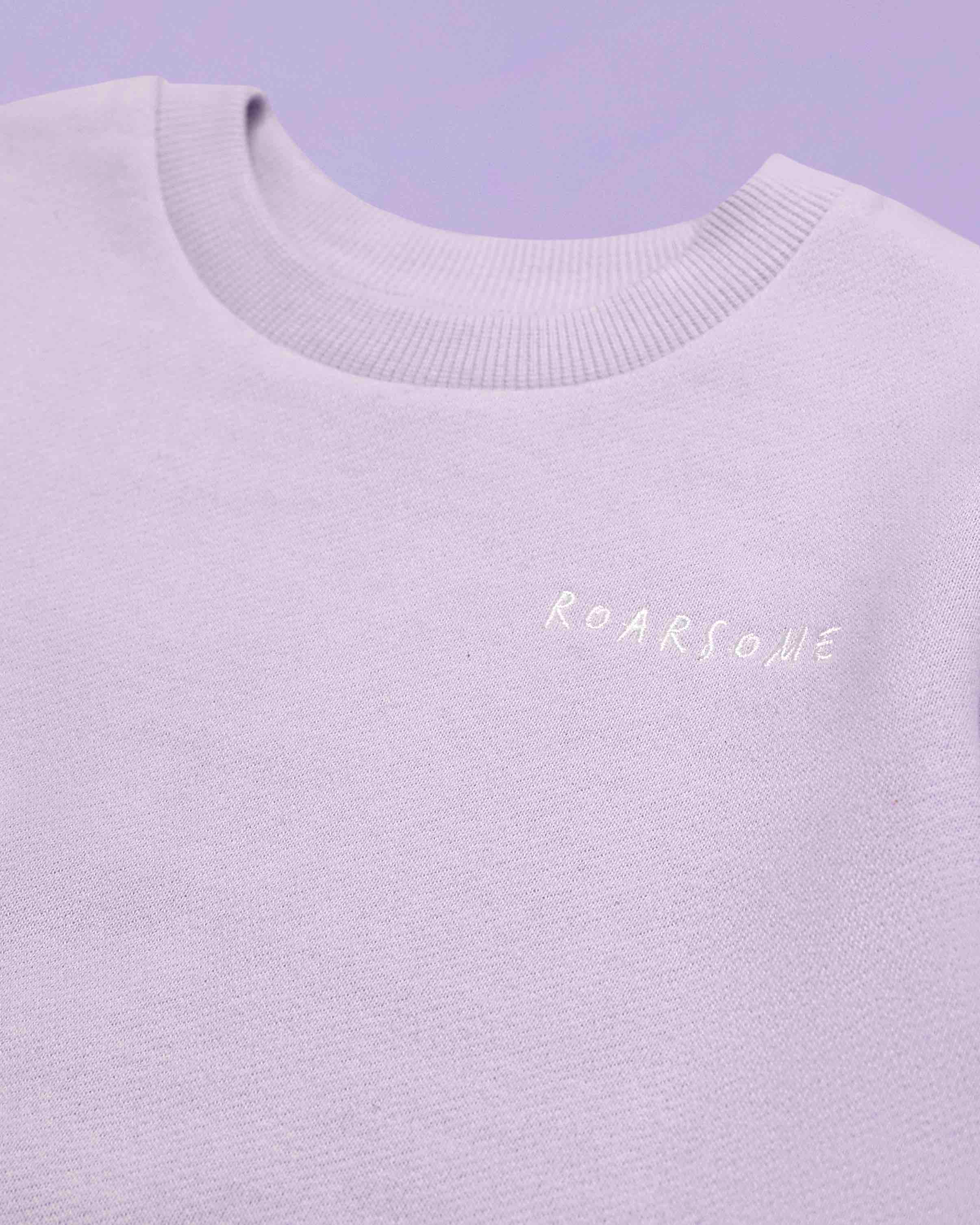 ROARSOME ORGANIC COTTON TRACKSUIT - DUSK LILAC