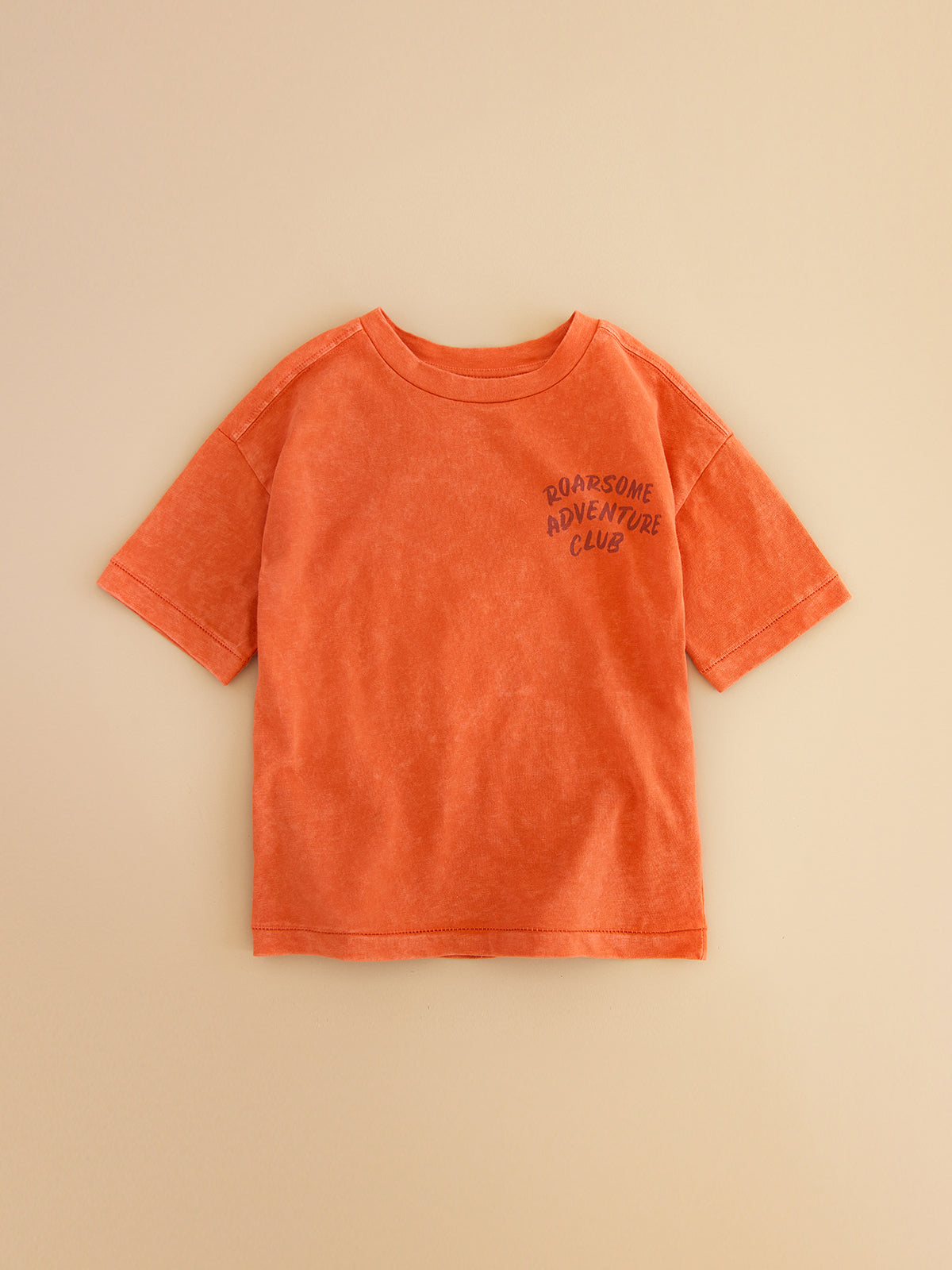 ROARSOME ADVENTURE CLUB - KIDS CUB T-SHIRT ORANGE