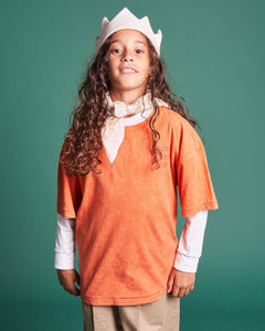 ROARSOME ADVENTURE CLUB - KIDS CUB T-SHIRT ORANGE
