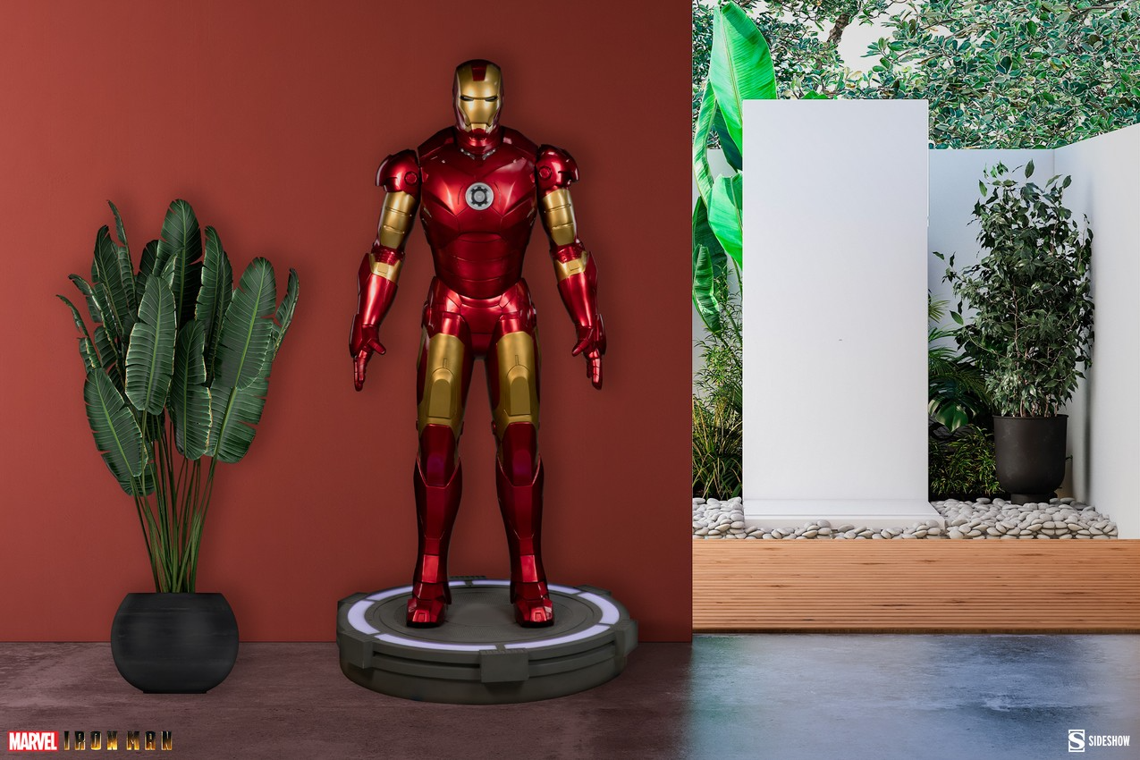 SIDESHOW IRON MAN MARK III LIFE-SIZE FIGURE BY SIDESHOW COLLECTIBLES