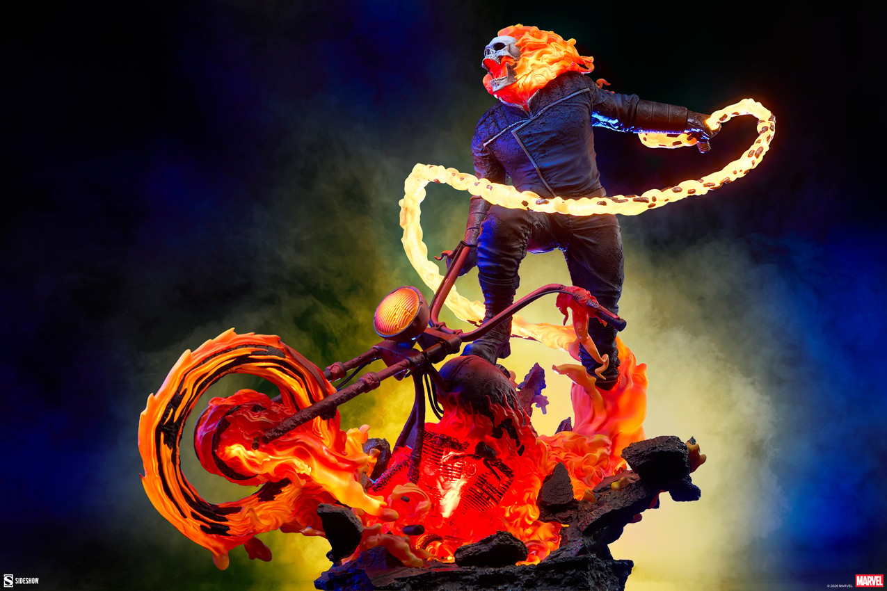SIDESHOW GHOST RIDER (CLASSIC VARIANT) PREMIUM FORMAT™ FIGURE BY SIDESHOW COLLECTIBLES
