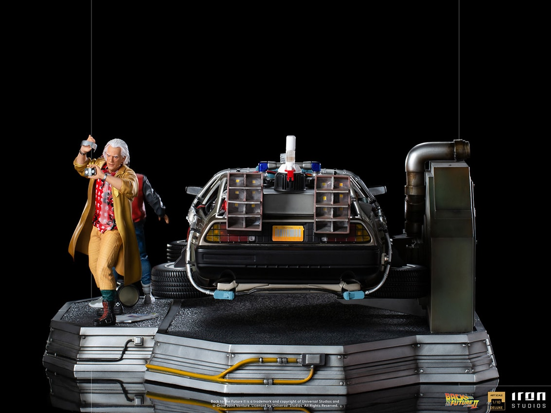 SIDESHOW DELOREAN SET FULL DELUXE VERSION