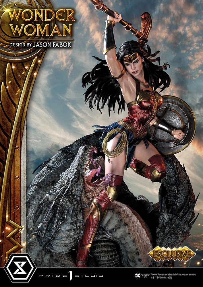 SIDESHOW WONDER WOMAN VS HYDRA 1:3 SCALE STATUE BY PRIME 1 STUDIO
