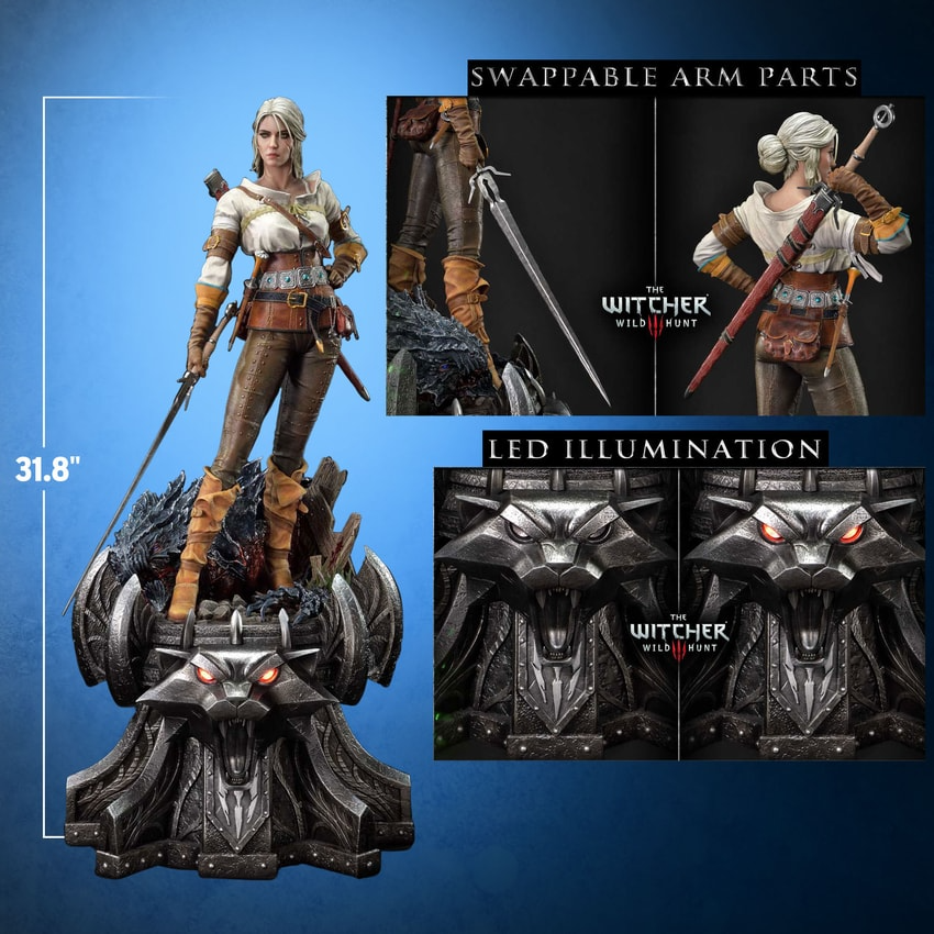 SIDESHOW CIRI FIONA ELEN RIANNON 1:3 SCALE STATUE BY PRIME 1 STUDIO