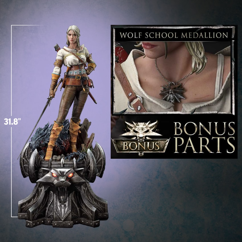SIDESHOW CIRI FIONA ELEN RIANNON (BONUS VERSION) 1:3 SCALE STATUE BY PRIME 1 STUDIO