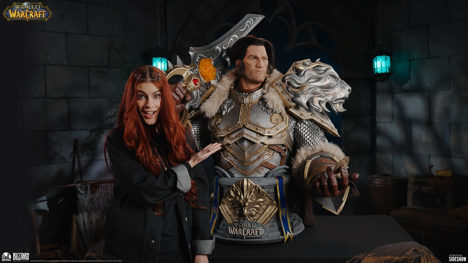 SIDESHOW VARIAN WRYNN LIFE-SIZE BUST BY INFINITY STUDIO