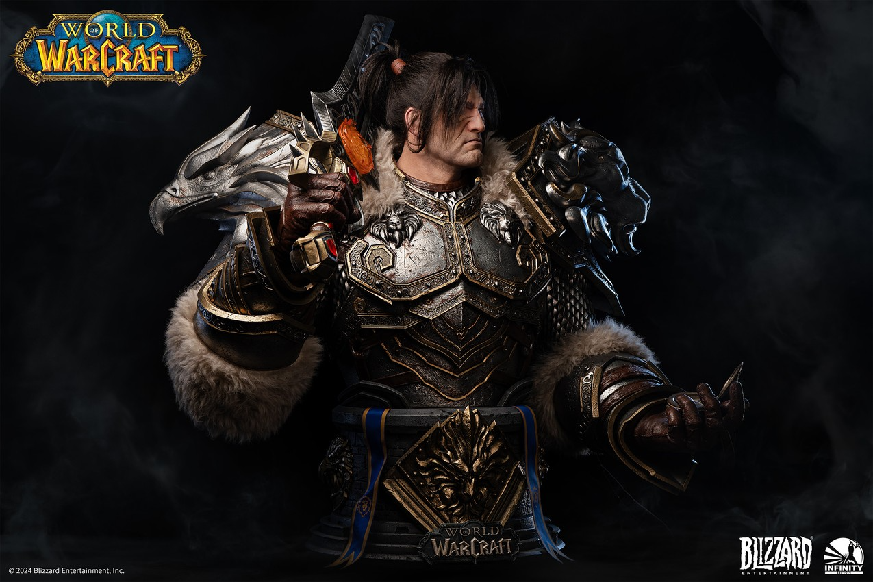 SIDESHOW VARIAN WRYNN LIFE-SIZE BUST BY INFINITY STUDIO