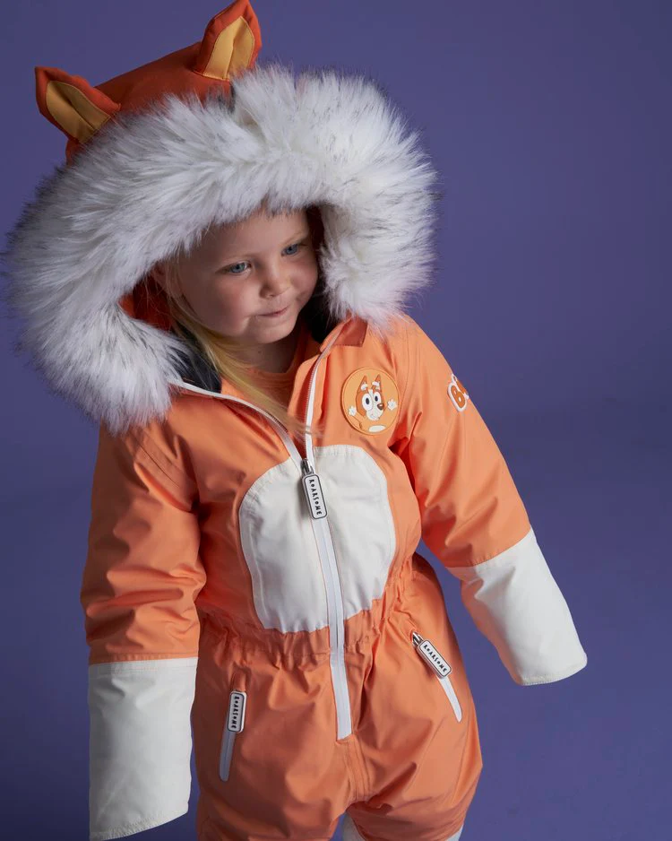 ROARSOME BINGO - KIDS SNOW SUIT ORANGE