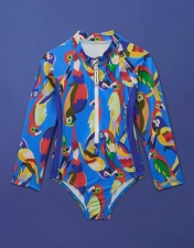 ROARSOME SQUAWK THE PARROT - KIDS SWIM SUIT
