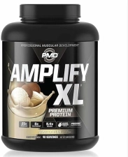 PMD SPORTS AMPLIFY XL WHEY PROTEIN VANILLA - HYDRO GREENS, GLUTAMINE SUPERFOOD BLEND, 48 SERVINGS