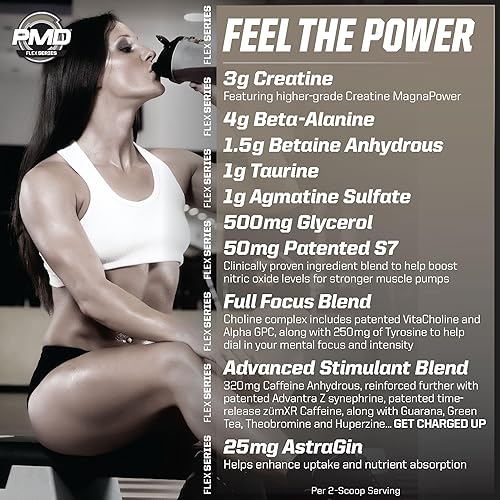 PMD SPORTS ACG3 FULLY CHARGED PRE WORKOUT POWDER BLACKBERRY LEMONADE - ENERGY, FOCUS PUMP
