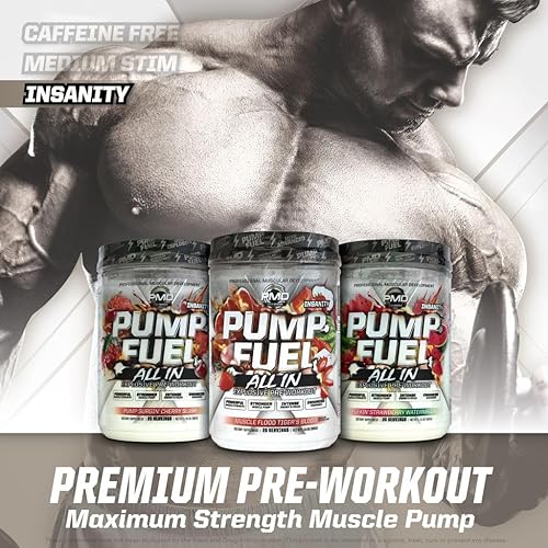 PMD SPORTS PUMP FUEL ALL IN INSANITY PRE WORKOUT POWDER - ENERGY, FOCUS, ENDURANCE, RECOVERY