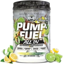 PMD SPORTS PUMP FUEL CAFFEINE FREE PRE WORKOUT POWDER WITH CREATINE, ARGININE BETA ALANINE, LEMON LI