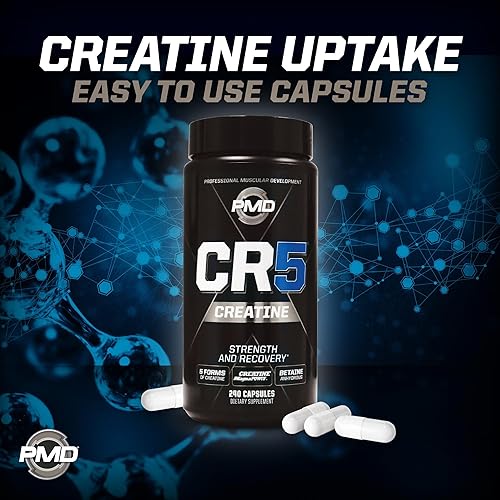 PMD CR5 CREATINE SUPPLEMENT FOR ENHANCED MUSCLE GROWTH AND PERFORMANCE BOOST