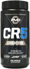 PMD SPORTS CR5 CREATINE COMPLEX - 240 CAPSULES FOR STRENGTH, ENDURANCE, RECOVERY MUSCLE GAIN