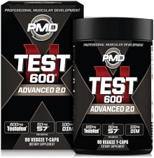 PMD SPORTS N-TEST 600 NITRIC OXIDE BOOSTER FOR MEN WITH TESTOFEN MUSCLE, STRENGTH ESTROGEN SUPPORT 9