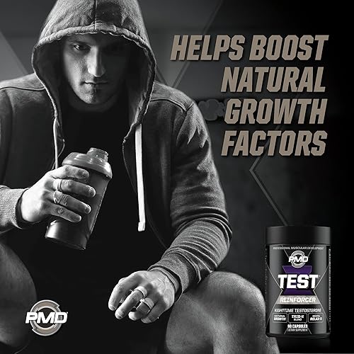 PMD SPORTS Z-TEST NIGHTTIME TESTOSTERONE SUPPORT - SLEEP AID FOR MUSCLE GROWTH RECOVERY - 90 CAPS