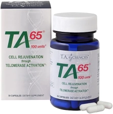 T.A. SCIENCES TA-65 MD TELOMERASE ACTIVATION SUPPLEMENT - 30 CAPSULES, 100 UNITS