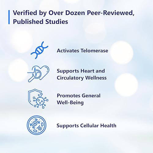 T.A. SCIENCES TA-65 MD TELOMERASE ACTIVATION SUPPLEMENT - 30 CAPSULES, 100 UNITS