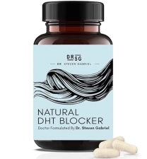 DRSG DR. STEVEN GABRIEL NATURAL DHT BLOCKER - DOCTOR-FORMULATED HAIR GROWTH SUPPLEMENTS FOR THICKER, FULLER-LOOKING HAIR, SAW PALMETTO, STINGING NETTLE, PYGEUM BARK, PUMPKIN SEED OIL CAPSULES (60 CAPS)