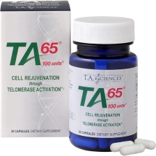 T.A. SCIENCES TELOMERASE ACTIVATION SUPPLEMENT - 100 UNITS TA 65 MD, 30 CAPSULES