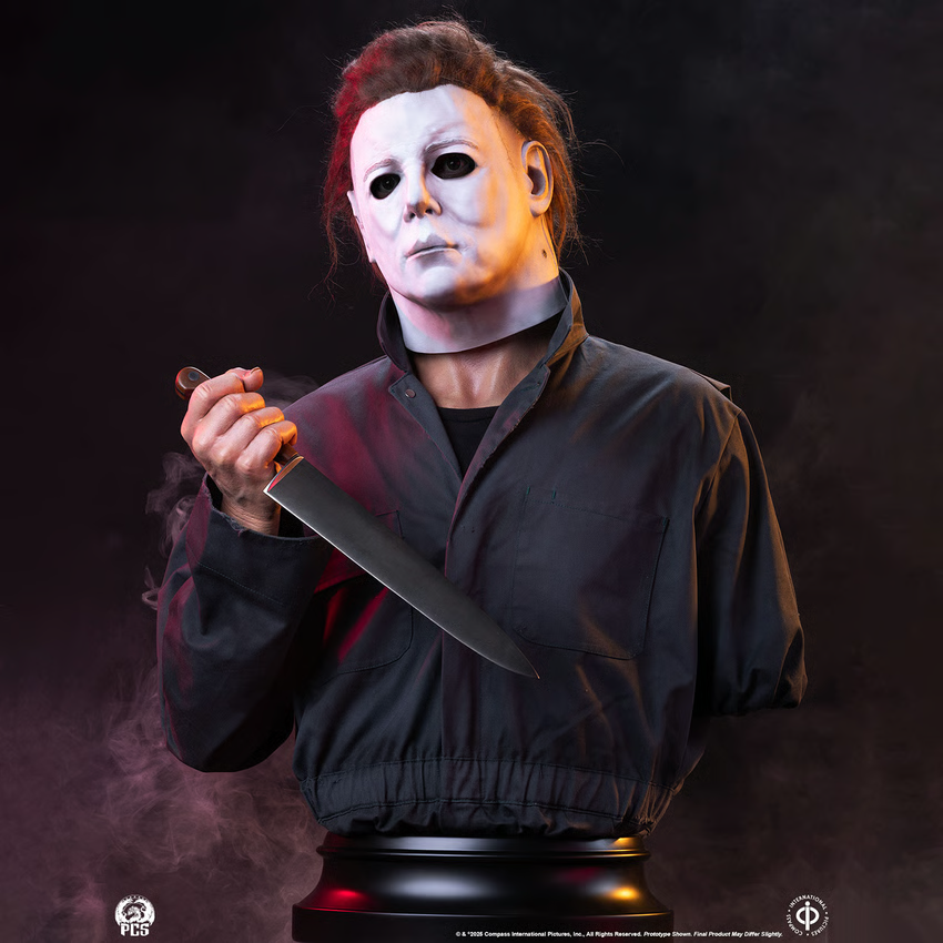 SIDESHOW MICHAEL MYERS (DELUXE EDITION) LIFE-SIZE BUST BY PCS