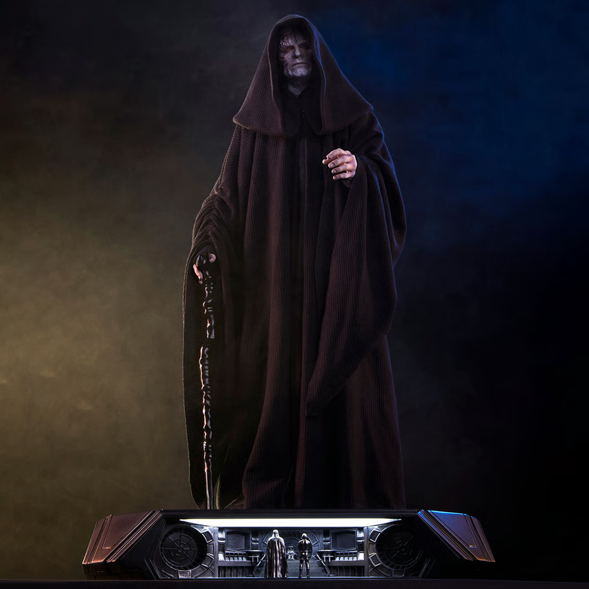 SIDESHOW EMPEROR PALPATINE HYPERREAL 1:3 SCALE STATUE BY PCS