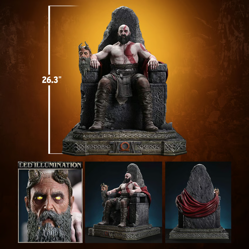 SIDESHOW MASTER THYSELF KRATOS 1:3 SCALE STATUE BY PRIME 1 STUDIO