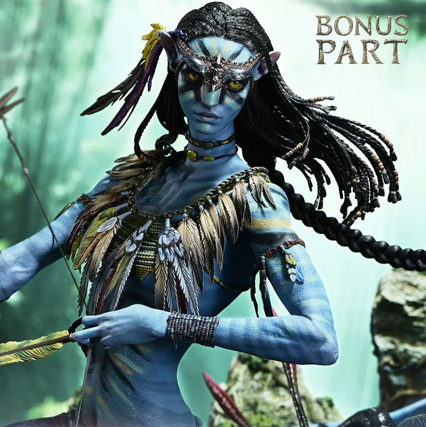 SIDESHOW NEYTIRI & THANATOR (DELUXE BONUS VERSION) QUARTER SCALE STATUE BY PRIME 1 STUDIO