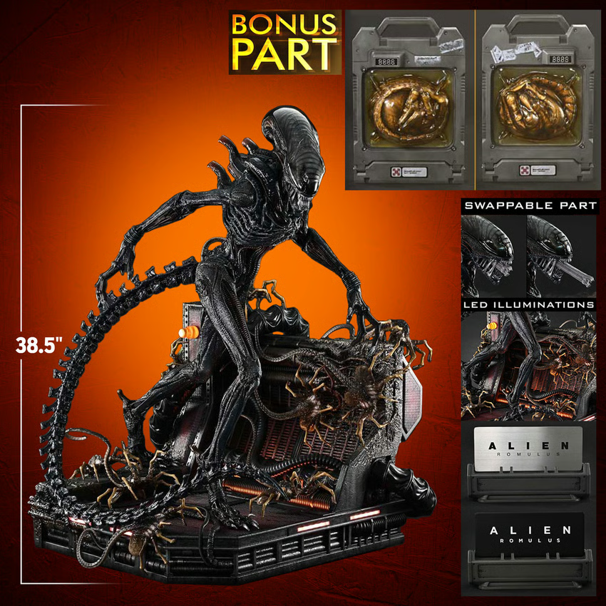 SIDESHOW SCORCHED XENOMORPH (DELUXE BONUS VERSION)