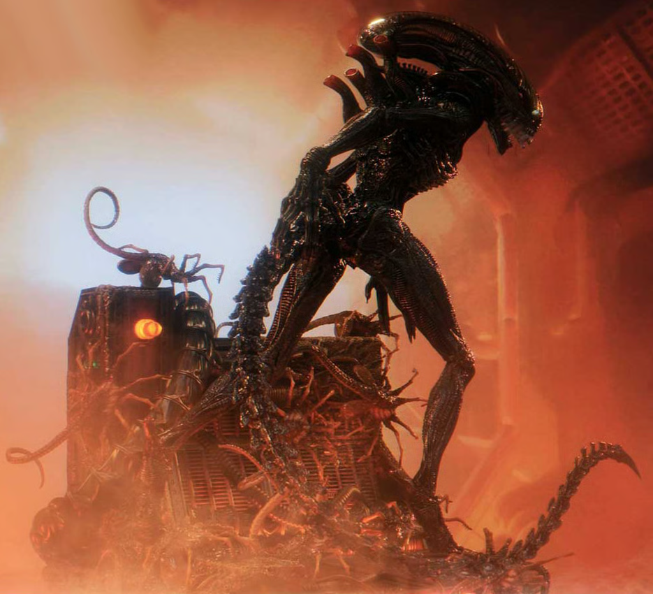 SIDESHOW SCORCHED XENOMORPH (DELUXE BONUS VERSION)