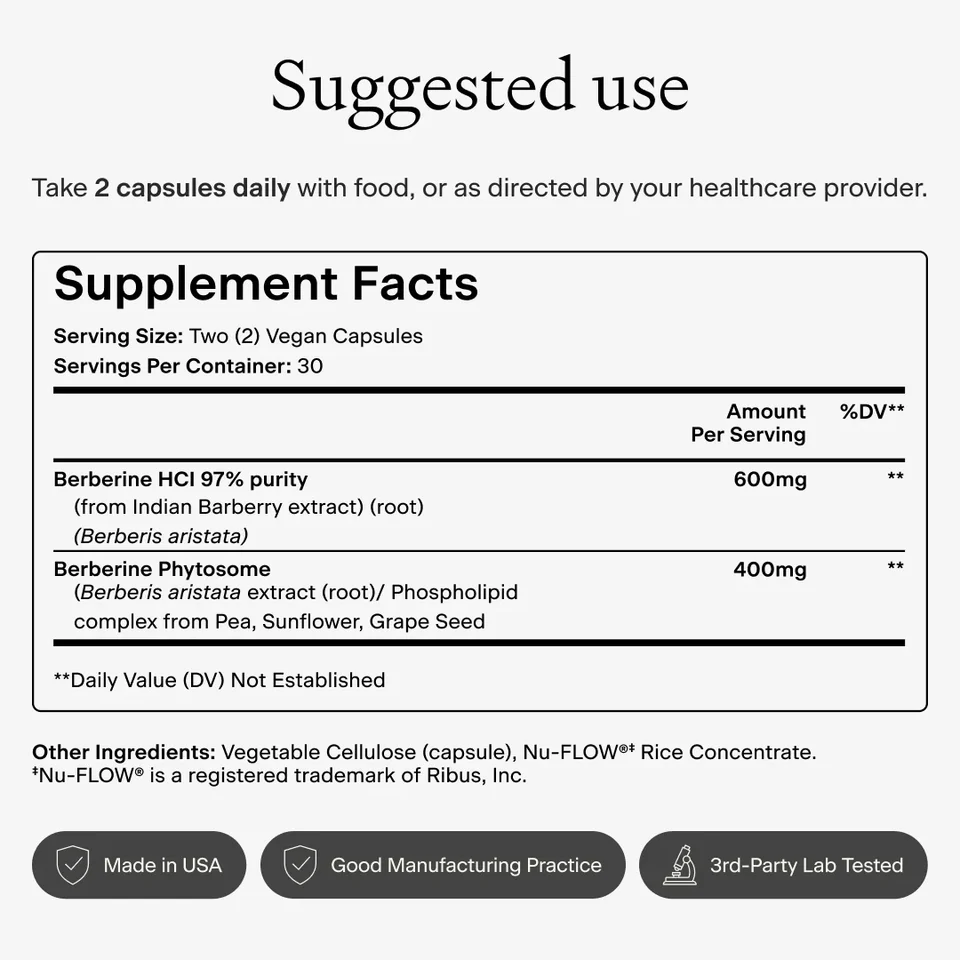 OMRE AMPK SUPPORT BERBERINE