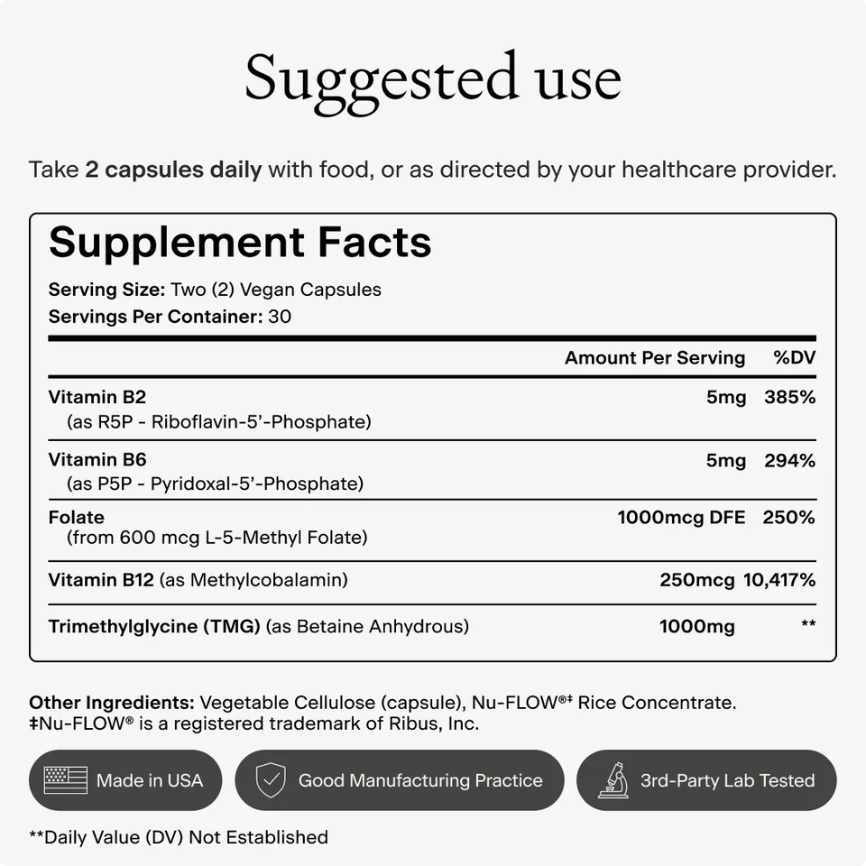 OMRE METHYL SUPPORT TMG + B-COMPLEX