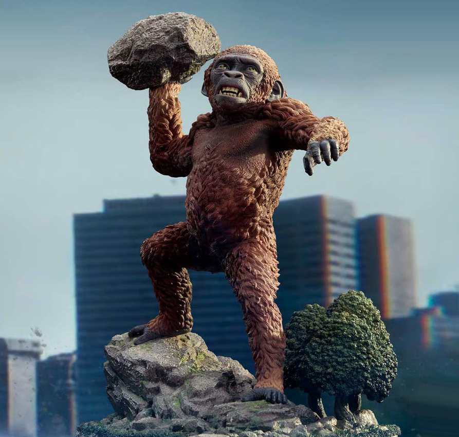 SIDESHOW KONG VS. SKAR KING (BONUS VERSION) DIORAMA BY PRIME 1 STUDIO